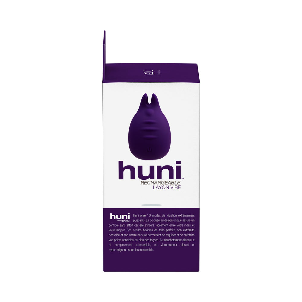 VEDO HUNI RECHARGEABLE FINGER VIBE DEEP PURPLE