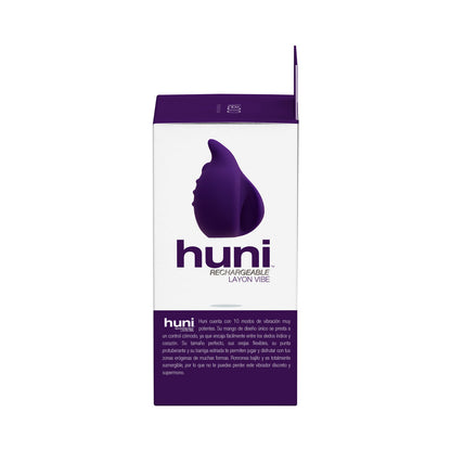 VEDO HUNI RECHARGEABLE FINGER VIBE DEEP PURPLE