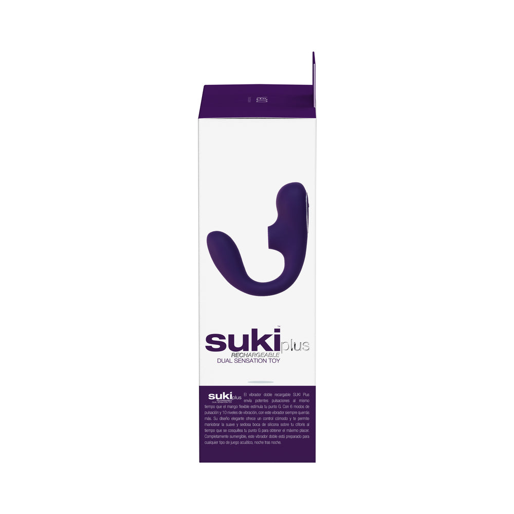 VEDO SUKI PLUS RECHARGEABLE DUAL SONIC VIBE DEEP PURPLE