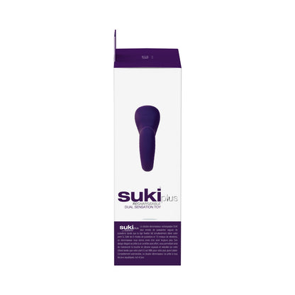 VEDO SUKI PLUS RECHARGEABLE DUAL SONIC VIBE DEEP PURPLE