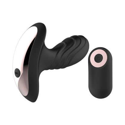 SHIBARI - GENDER FLUID BUZZ RECHARGEABLE REMOTE-CONTROLLED SILICONE ANAL VIBRATOR BLACK