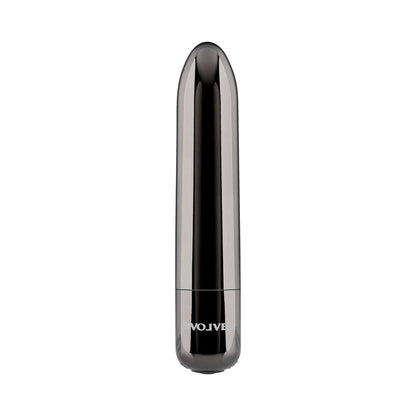 EVOLVED REAL SIMPLE RECHARGEABLE BULLET VIBRATOR BLACK CHROME