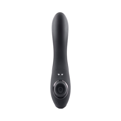 EVOLVED RABBIT HOLE 3-IN-1 RECHARGEABLE TRIPLE STIMULATION SILICONE SUCTION VIBRATOR BLACK