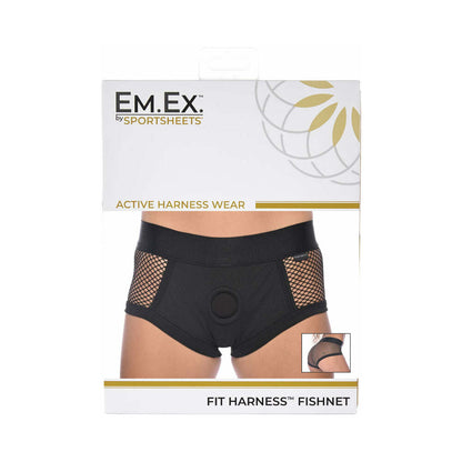 SPORTSHEETS EM.EX. FIT HARNESS FISHNET 2XL