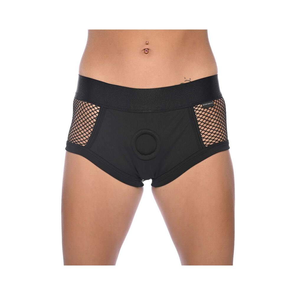 SPORTSHEETS EM.EX. FIT HARNESS FISHNET 2XL