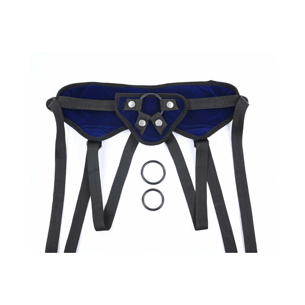 SPORTSHEETS - LUSH ADJUSTABLE COBALT STRAP-ON HARNESS