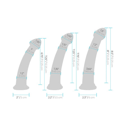 LUX FETISH SIZE UP 3-PIECE DILDO & HARNESS PEGGING TRAINING SET