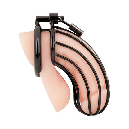 BLUE LINE PRISONER COCK CAGE BLACK