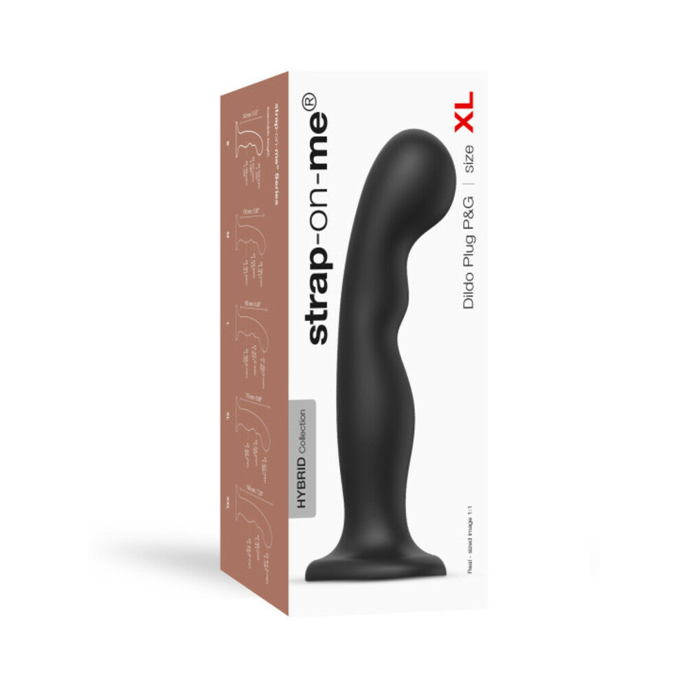 STRAP-ON-ME DILDO PLUG P&G BLACK XLARGE