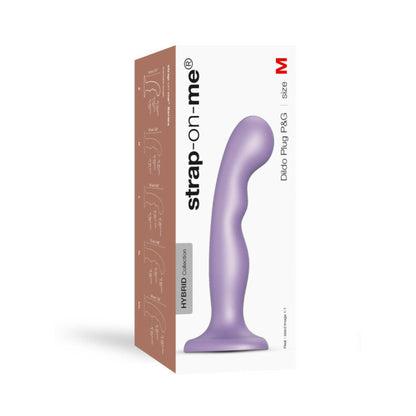 STRAP-ON-ME DILDO PLUG P&G METALLIC LILAC MEDIUM