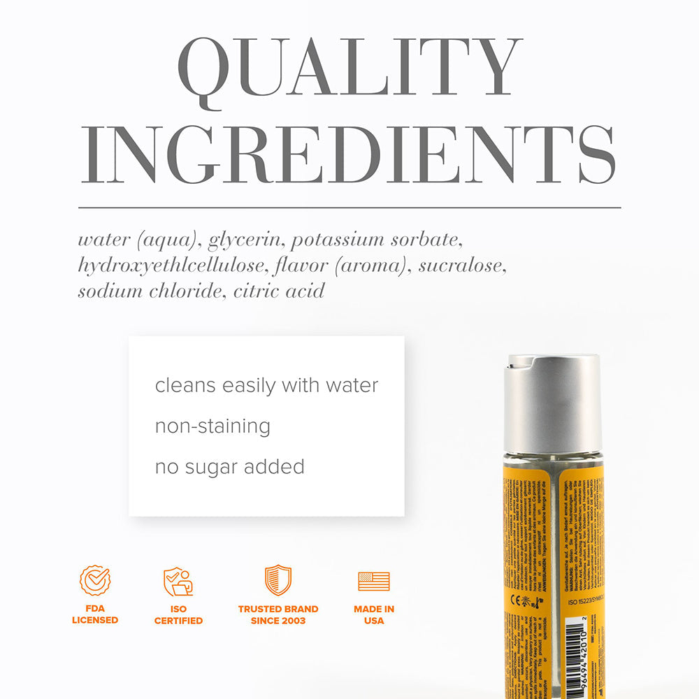SYSTEM JO - JO COCKTAILS MIMOSA FLAVORED WATER-BASED LUBRICANT 2 OZ.