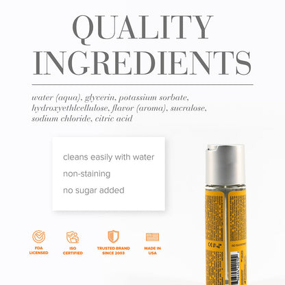 SYSTEM JO - JO COCKTAILS MIMOSA FLAVORED WATER-BASED LUBRICANT 2 OZ.