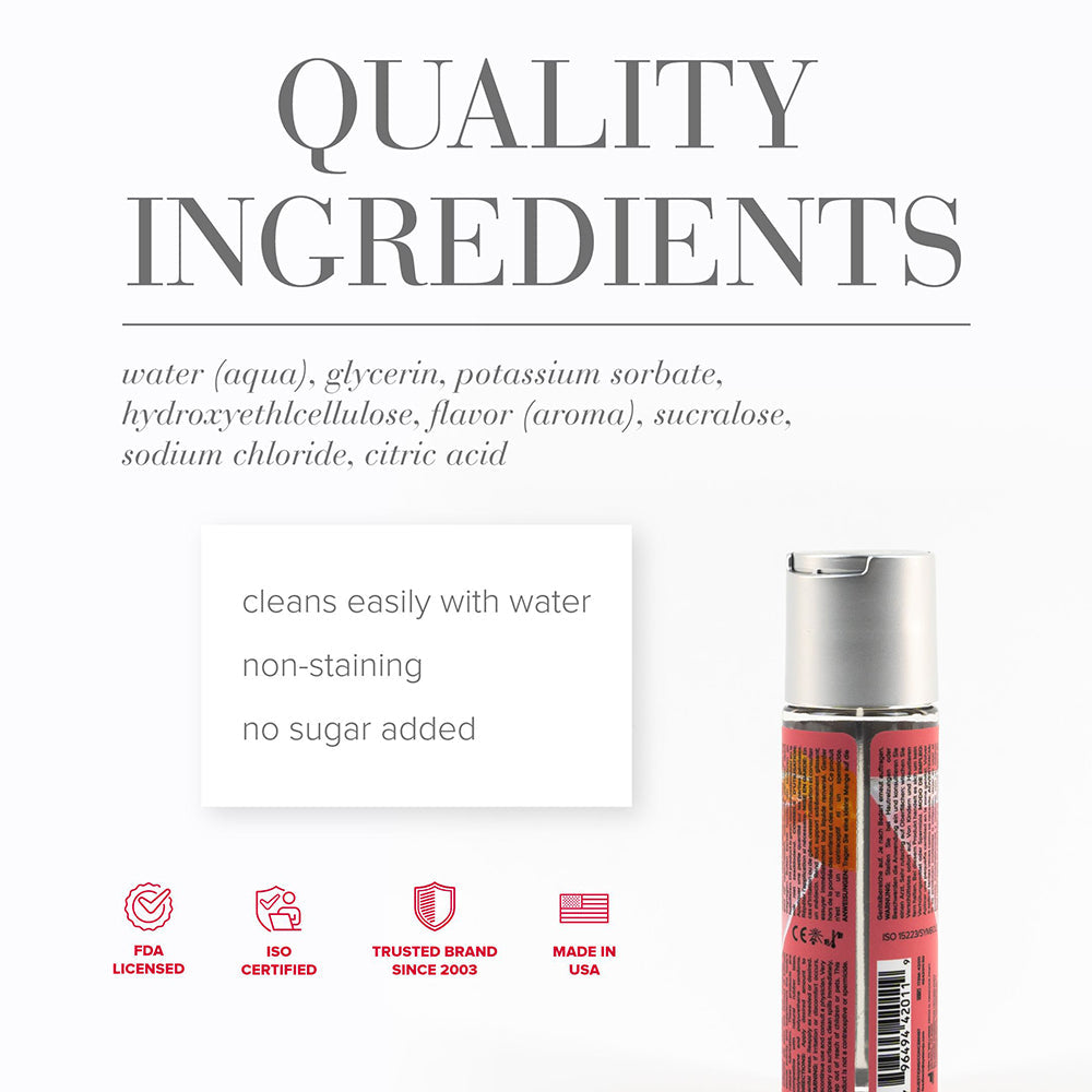 SYSTEM JO - JO COCKTAILS COSMOPOLITAN FLAVORED WATER-BASED LUBRICANT 2 OZ.