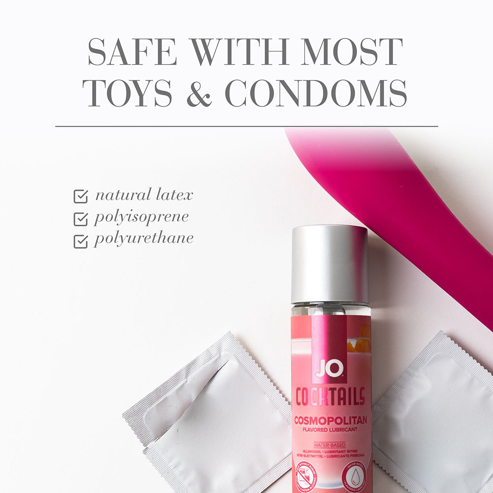 SYSTEM JO - JO COCKTAILS COSMOPOLITAN FLAVORED WATER-BASED LUBRICANT 2 OZ.