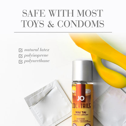 SYSTEM JO - JO COCKTAILS MAI TAI FLAVORED WATER-BASED LUBRICANT 2 OZ.