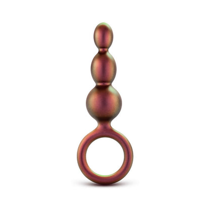 BLUSH - ANAL ADVENTURES MATRIX SILICONE BEADED LOOP PLUG COPPER