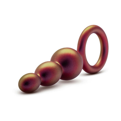 BLUSH - ANAL ADVENTURES MATRIX SILICONE BEADED LOOP PLUG COPPER