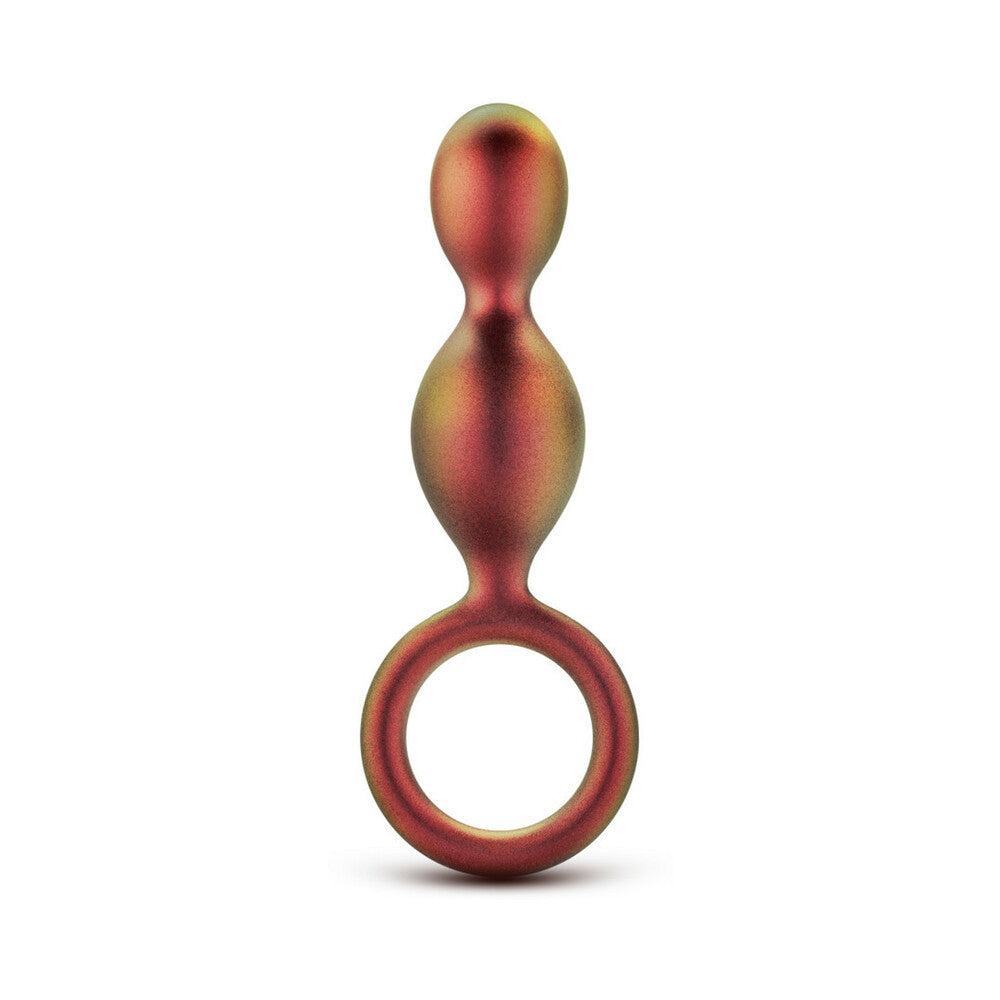 ANAL ADVENTURES MATRIX SILICONE DUO LOOP PLUG COPPER