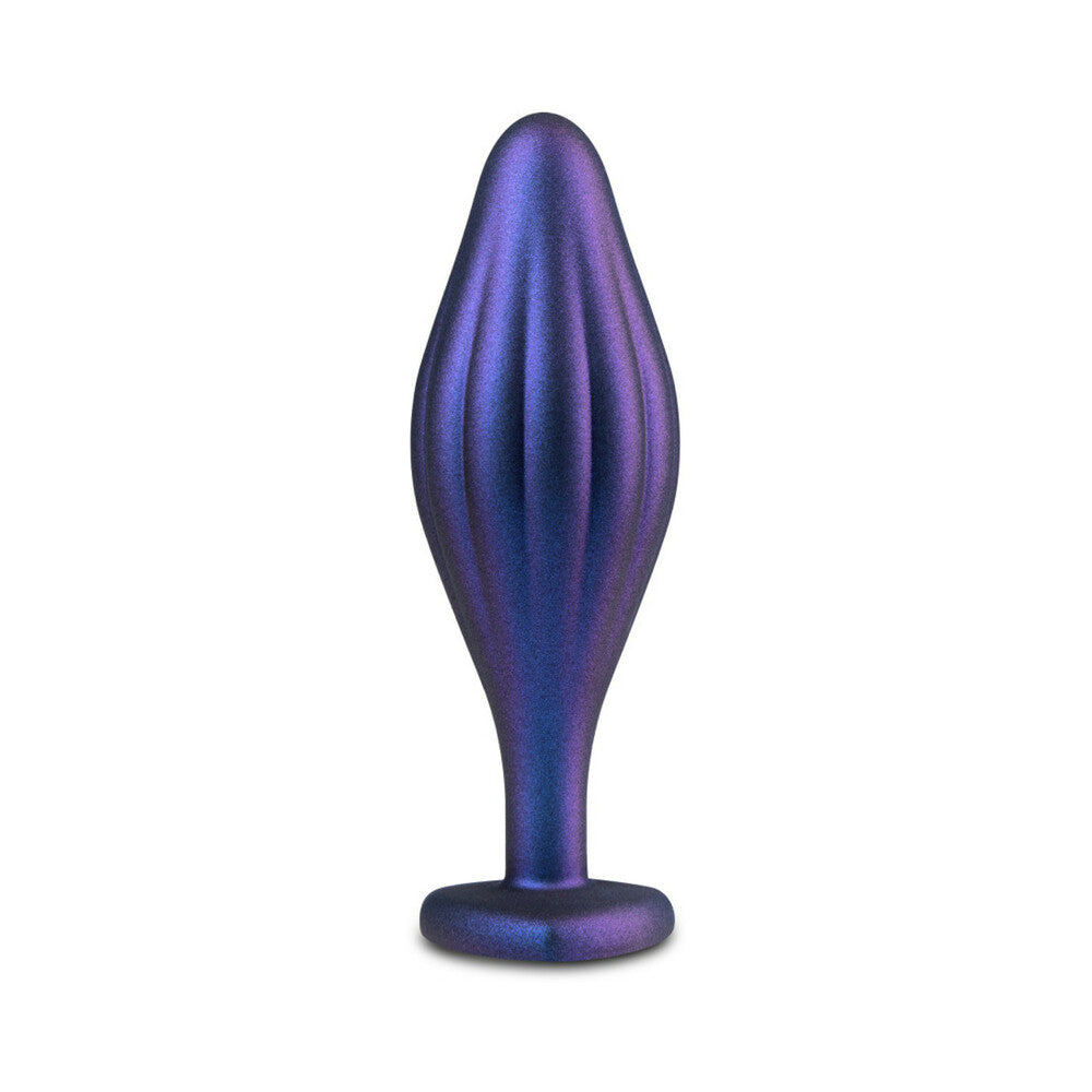 BLUSH - ANAL ADVENTURES MATRIX SILICONE WAVY BLING PLUG SAPPHIRE