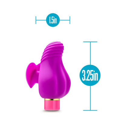 ARIA EROTIC AF RECHARGEABLE SILICONE MINI VIBRATOR PLUM