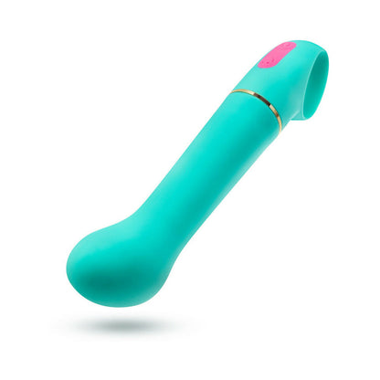 ARIA FLIRTY AF SILICONE G-SPOT VIBRATOR TEAL