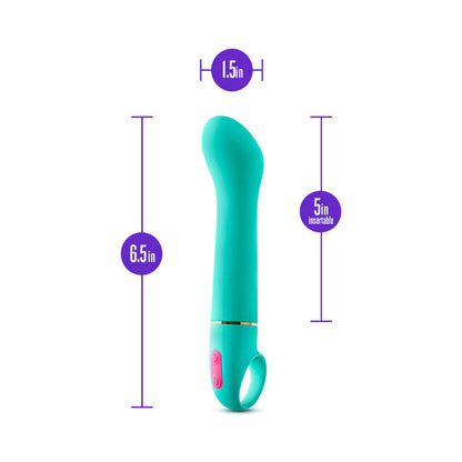 ARIA FLIRTY AF SILICONE G-SPOT VIBRATOR TEAL