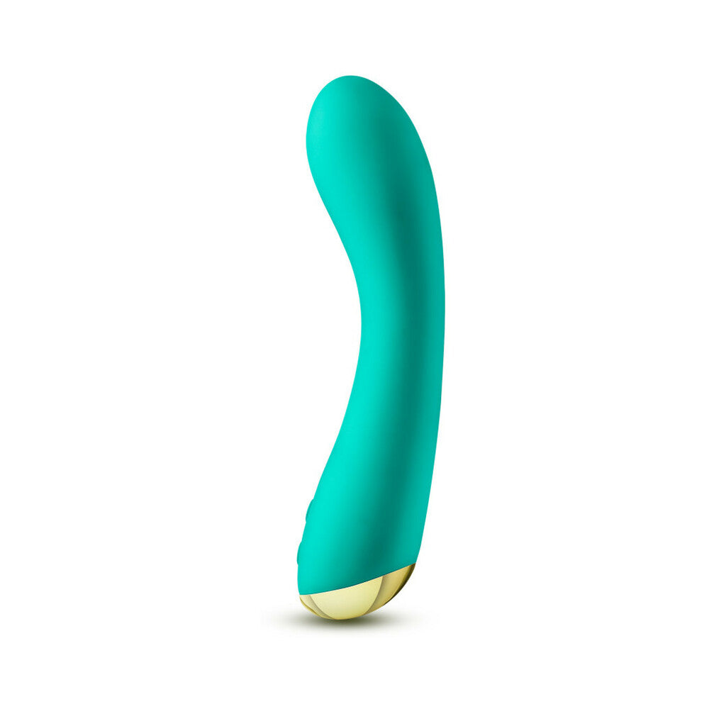 ARIA LUSCIOUS AF RECHARGEABLE SILICONE G-SPOT VIBRATOR TEAL