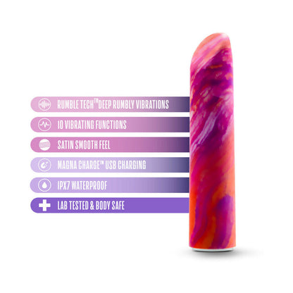 LIMITED ADDICTION FIERY POWER VIBE RECHARGEABLE BULLET CORAL