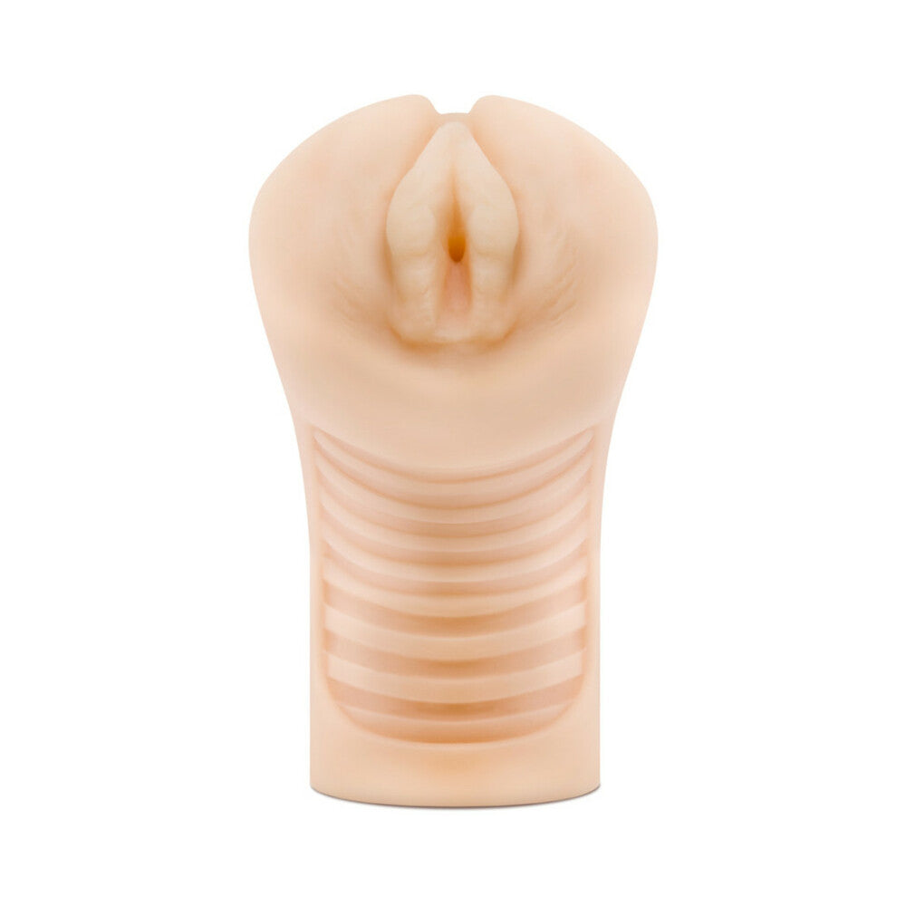 M ELITE SOFT + WET ANNABELLA VAGINA STROKER WITH BULLET VIBRATOR BEIGE