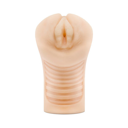 M ELITE SOFT + WET ANNABELLA VAGINA STROKER WITH BULLET VIBRATOR BEIGE