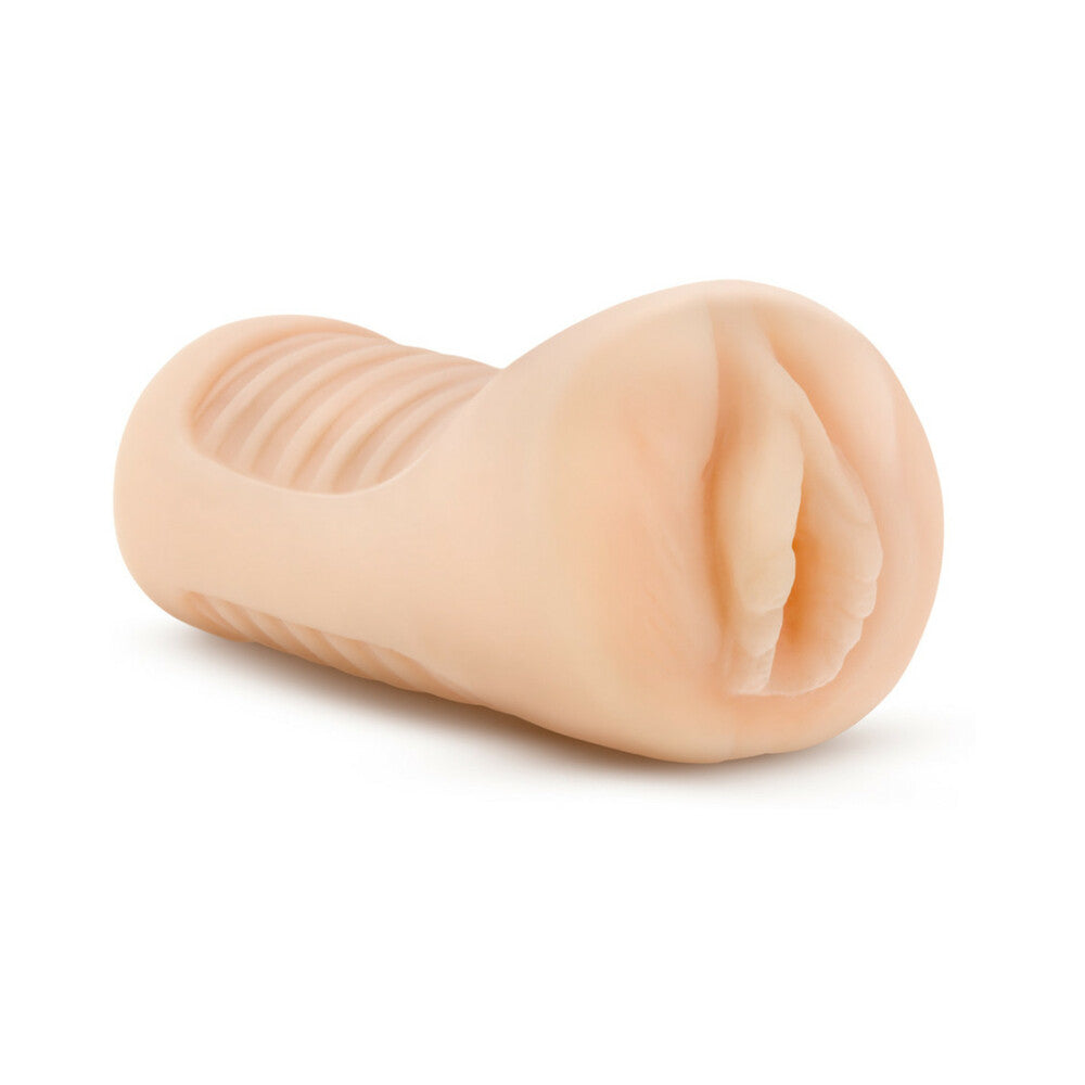 M ELITE SOFT + WET ANNABELLA VAGINA STROKER WITH BULLET VIBRATOR BEIGE