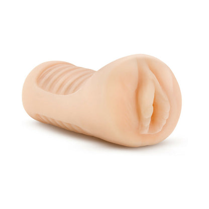 M ELITE SOFT + WET ANNABELLA VAGINA STROKER WITH BULLET VIBRATOR BEIGE