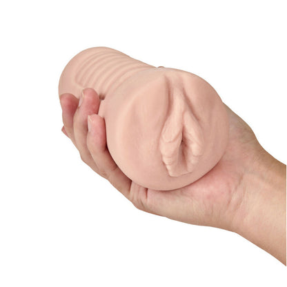 M ELITE SOFT + WET ANNABELLA VAGINA STROKER WITH BULLET VIBRATOR BEIGE
