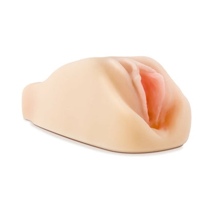 M ELITE SOFT + WET NATASHA VAGINA STROKER WITH BULLET VIBRATOR BEIGE