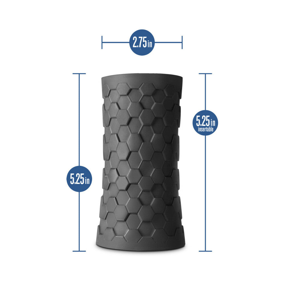 M ELITE PLATINUM HEKX SILICONE STROKER BLACK