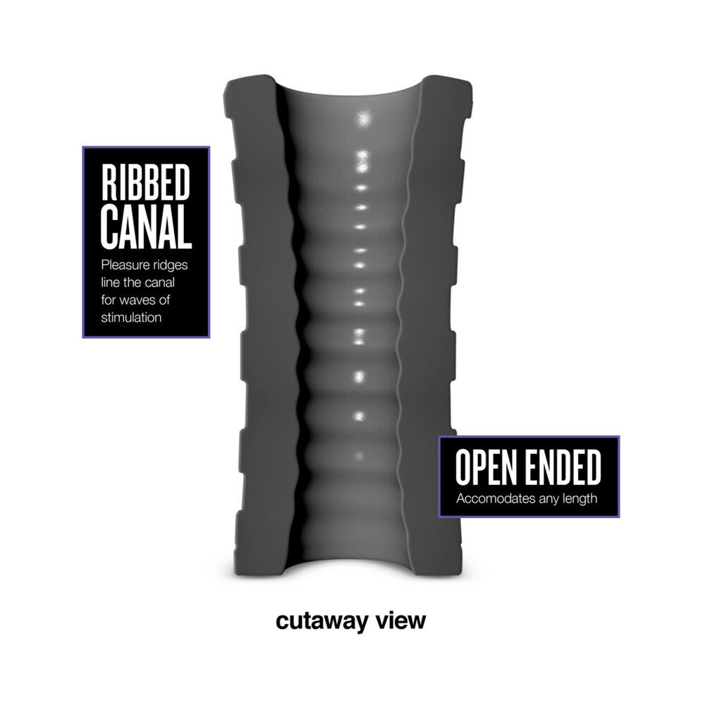 M ELITE PLATINUM HEKX SILICONE STROKER BLACK