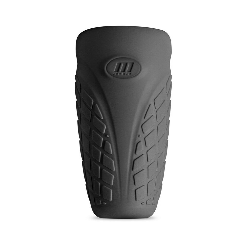 M ELITE PLATINUM GRIPT SILICONE STROKER BLACK