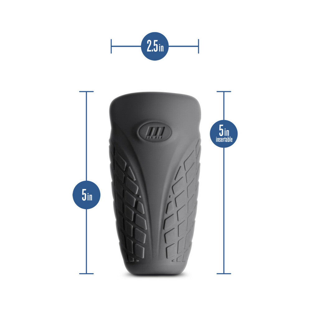 M ELITE PLATINUM GRIPT SILICONE STROKER BLACK