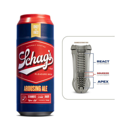 SCHAG''S AROUSING ALE SELF-LUBRICATING STROKER FROSTED