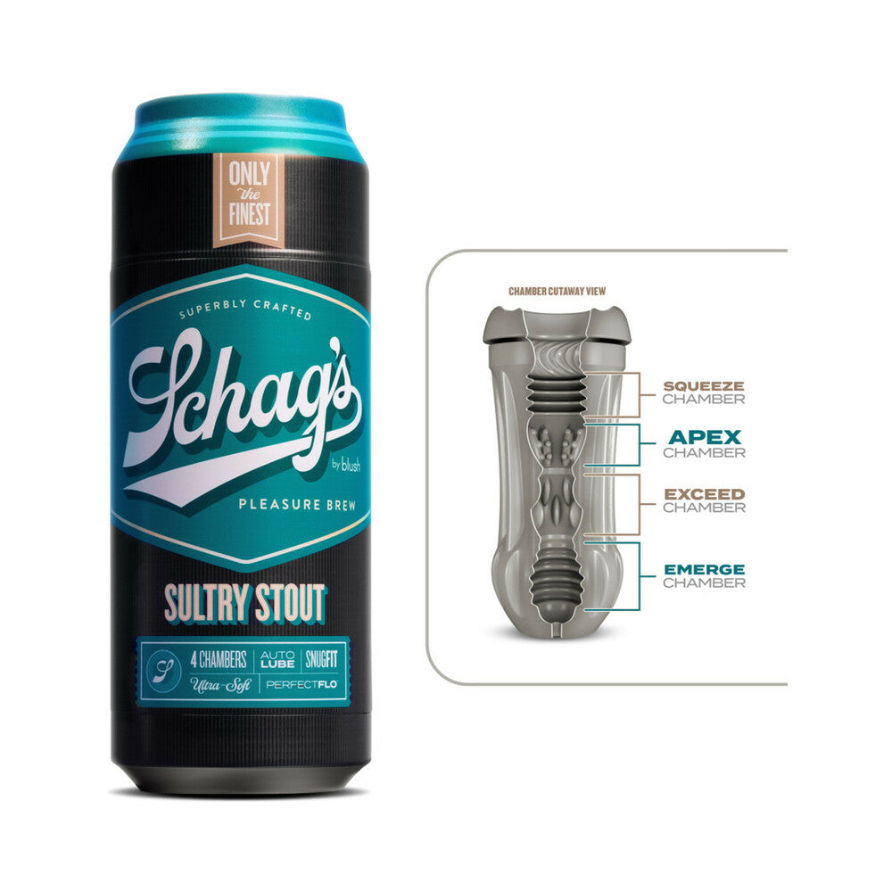BLUSH - MASTURBADOR AUTO-LUBRICADO SCHAG'S SULTRY STOUT ESCARCHADO