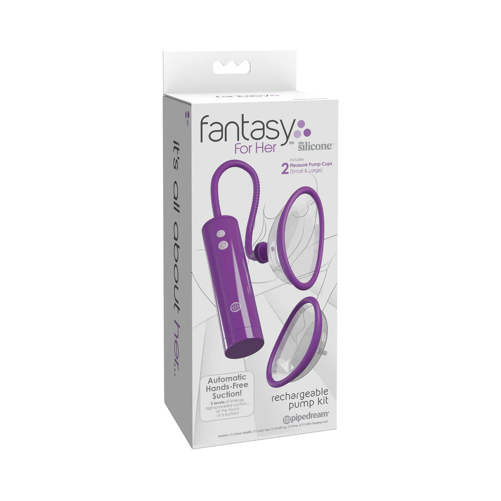 FANTASY FOR HER RECHARGEABLE PUSSY PUMP KIT SILICONE