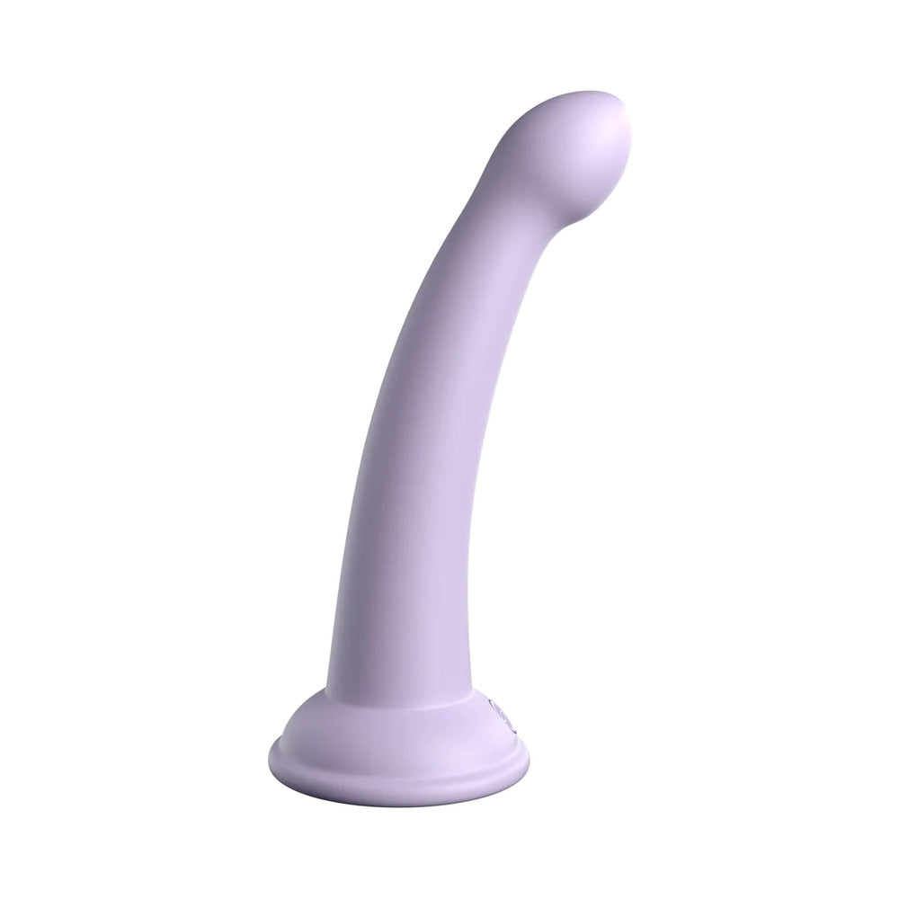DILLIO PLATINUM COLLECTION SECRET EXPLORER 6 IN. SILICONE DILDO PURPLE