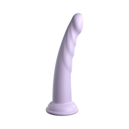DILLIO PLATINUM COLLECTION SLIM SEVEN 7 IN. SILICONE DILDO PURPLE