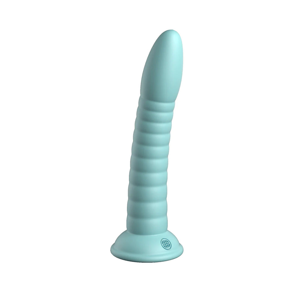 DILLIO PLATINUM COLLECTION WILD THING 7 IN. SILICONE DILDO TEAL