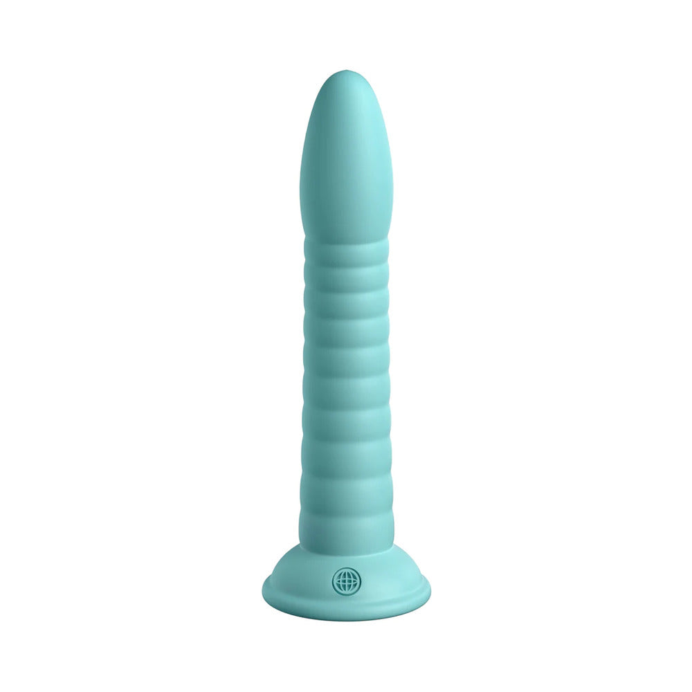 DILLIO PLATINUM COLLECTION WILD THING 7 IN. SILICONE DILDO TEAL