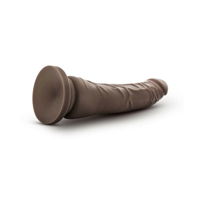 DR. SKIN PLUS REALISTIC 9 IN. TRIPLE DENSITY POSABLE DILDO BROWN