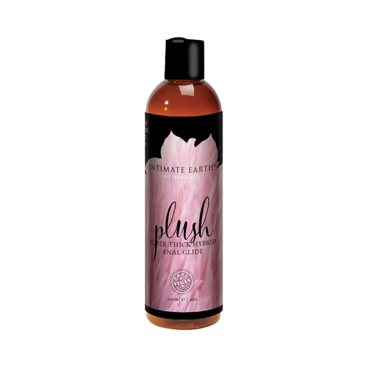 INTIMATE EARTH PLUSH SUPER THICK HYBRID ANAL GLIDE 4 OZ.