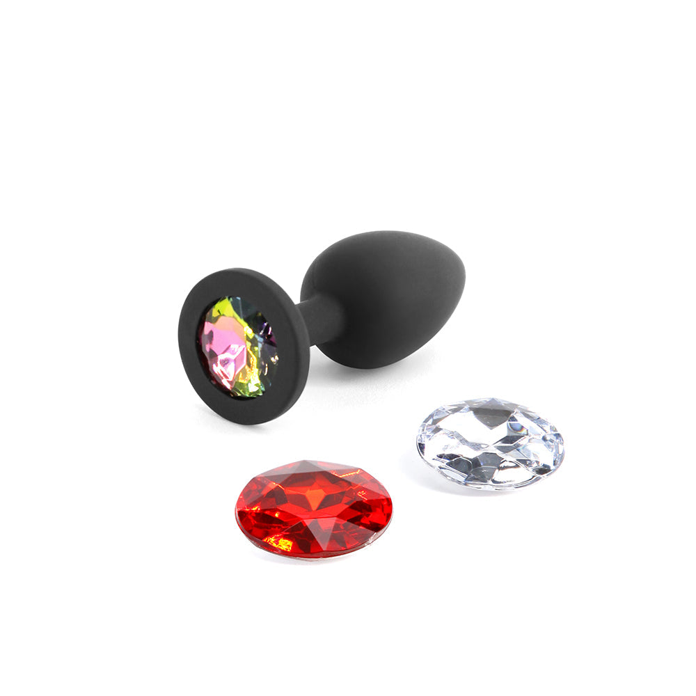 NS NOVELTIES - GLAMS XCHANGE ROUND ANAL PLUG SMALL