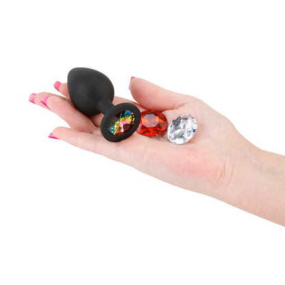 NS NOVELTIES - GLAMS XCHANGE ROUND ANAL PLUG MEDIUM