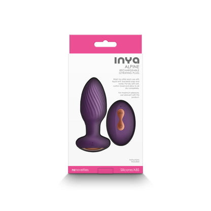NS NOVELTIES - INYA ALPINE RECHARGEABLE GYRATING PLUG